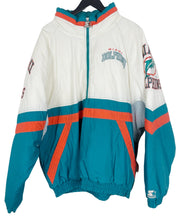 Load image into Gallery viewer, VINTAGE STARTER MIAMI DOLPHINS 1/4 ZIP JACKET - XL