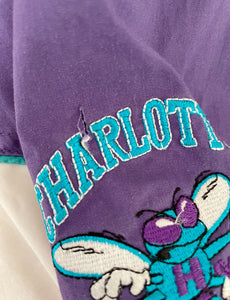 CHARLOTTE HORNETS STARTER JACKET - LARGE