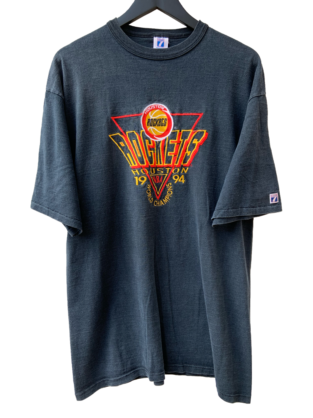 1994 HOUSTON ROCKETS EMBROIDED SS TEE - XL
