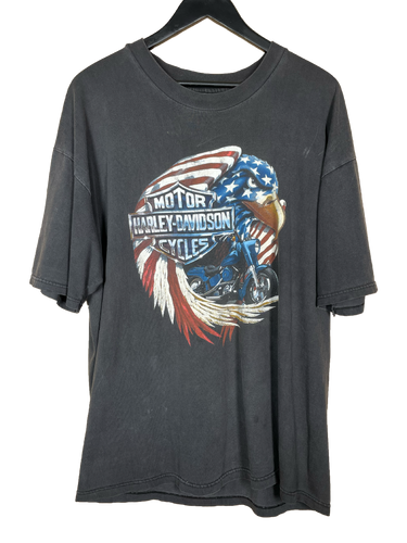 VINTAGE CENTRAL MAINE HARLEY TEE - XXL