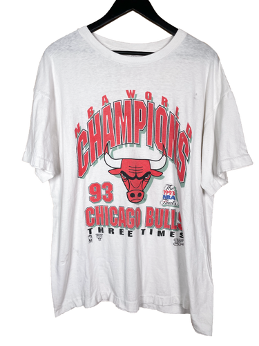 1993 BULLS NBA CHAMPS 'SS' TEE - XL