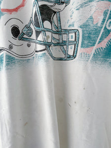 VINTAGE MIAMI DOLPHINS 'SS' TEE - LARGE