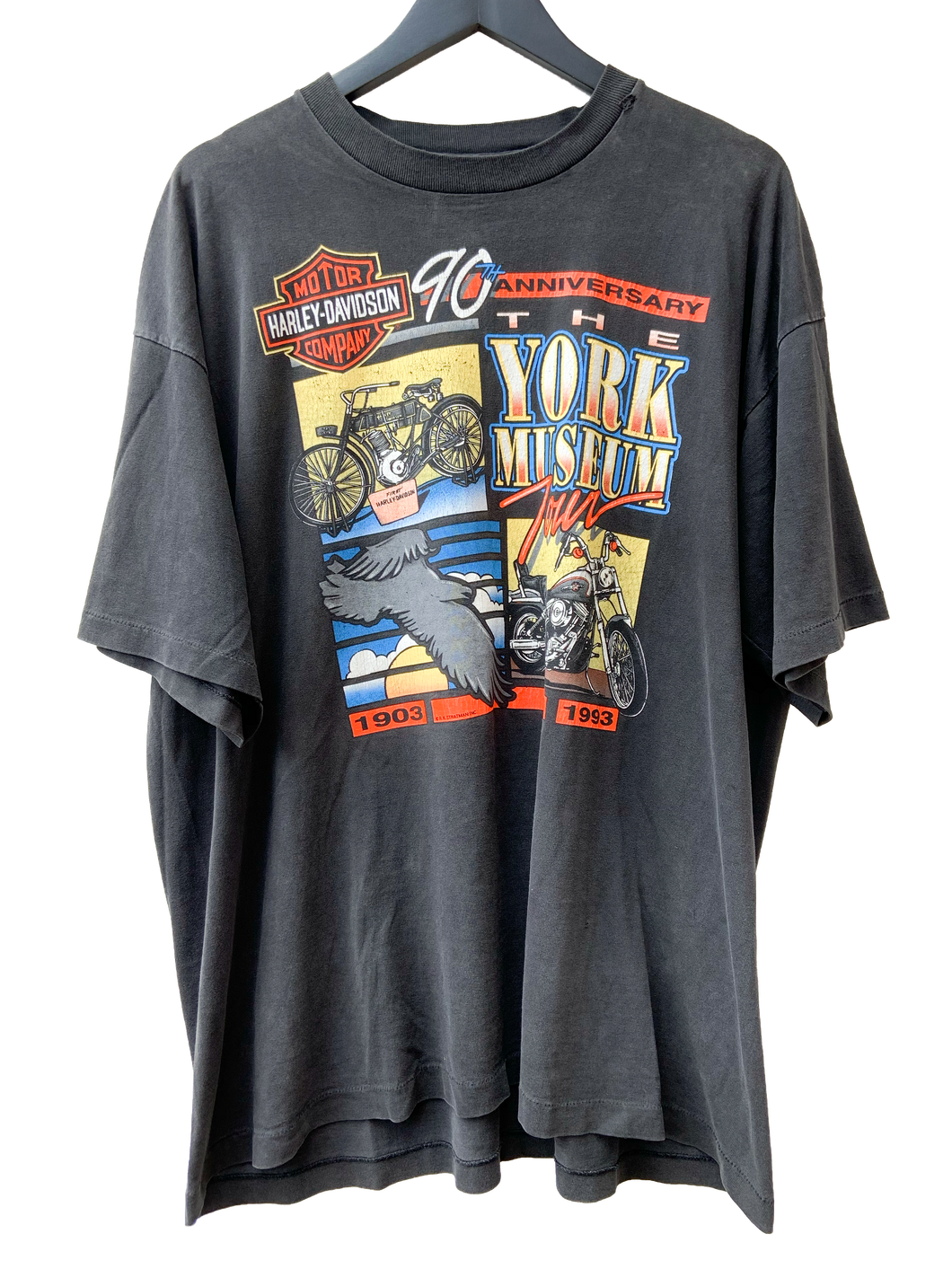 1993 HARLEY DAVIDSON 'YORK MUSEUM' SS TEE - XL