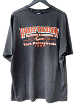 Load image into Gallery viewer, 1993 HARLEY DAVIDSON &#39;YORK MUSEUM&#39; SS TEE - XL