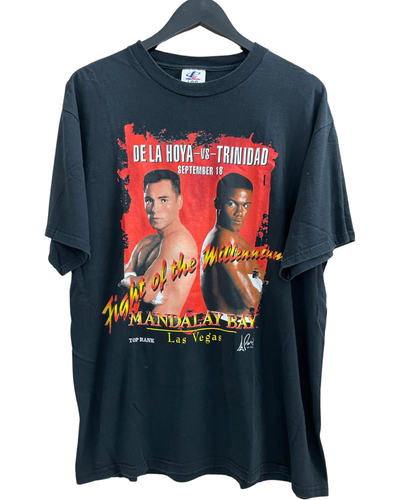VINTAGE DE LA HOYA VS TRINIDAD BOXING TEE - LARGE
