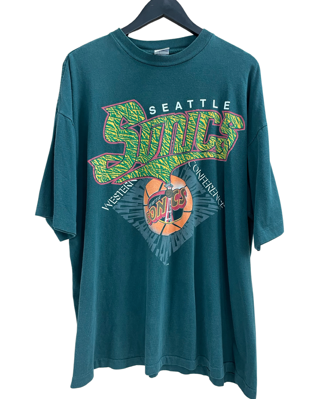 VINTAGE SEATTLE SONICS TEE - XL