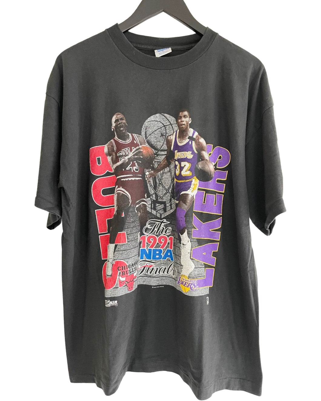 1991 BULLS VS LAKERS NBA FINALS 'SS' TEE - XL