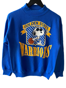 VINTAGE GOLDEN STATES WARRIORS X SNOOPY JUMPER - SMALL