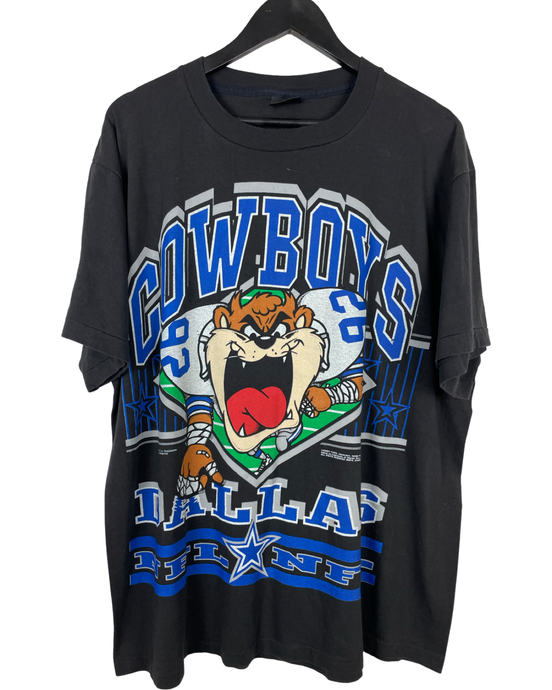 1992 DALLAS COWBOYS X TAZ 'SS' TEE - XL