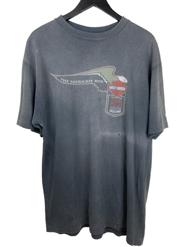 1988 VINTAGE HARLEY DAVIDSON 'SS' TEE - XL