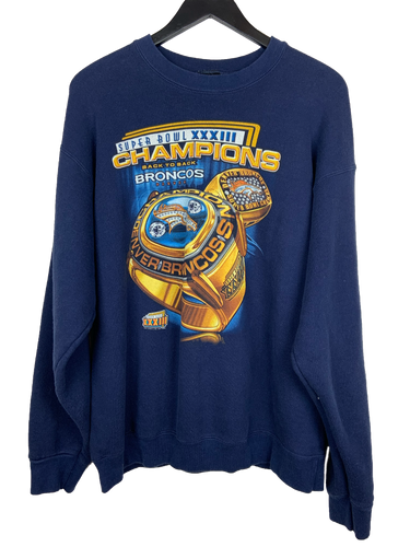 1999 DENVER BRONCOS SUPERBOWL CHAMPS JUMPER - LARGE