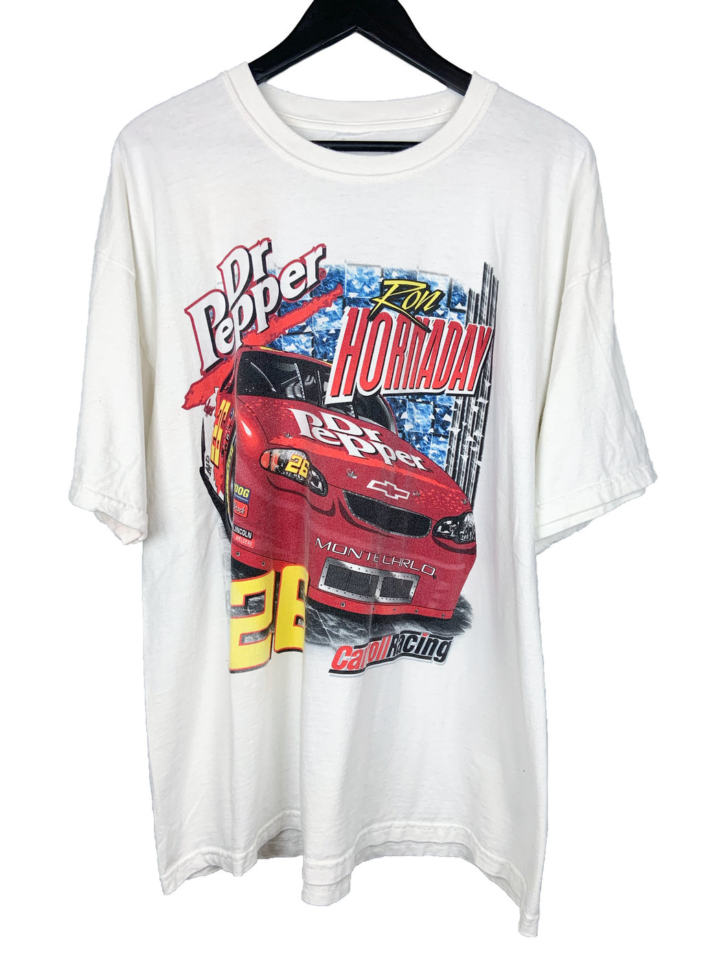 VINTAGE 'DR PEPPER RACING' NASCAR TEE - XL