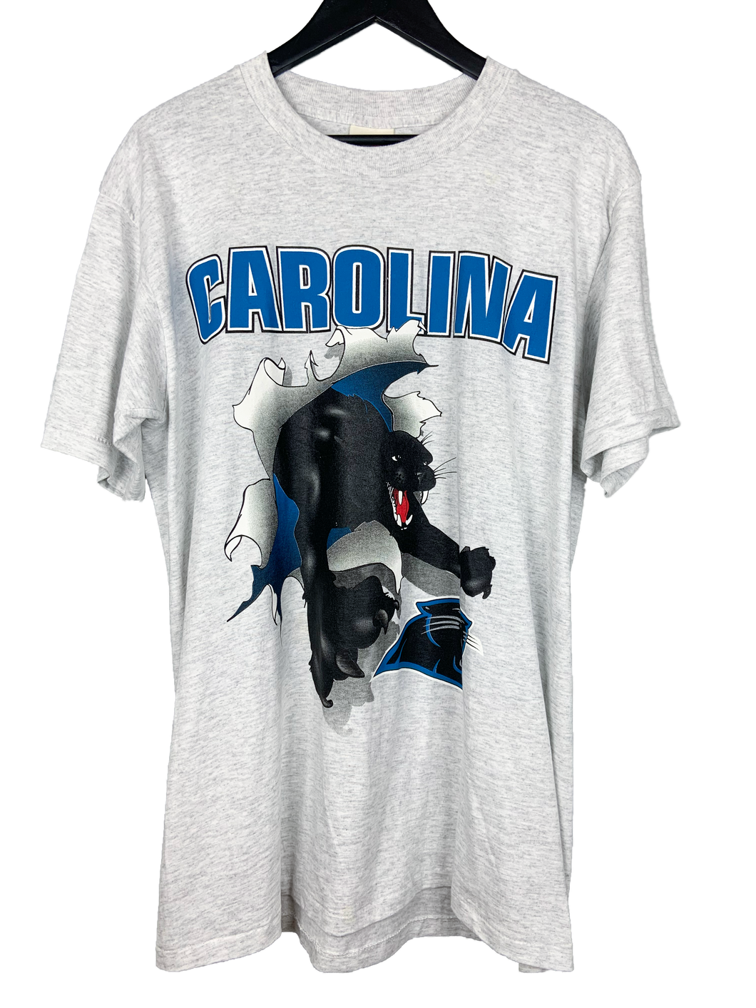 1993 CAROLINA PANTHERS 'SS' TEE - LARGE