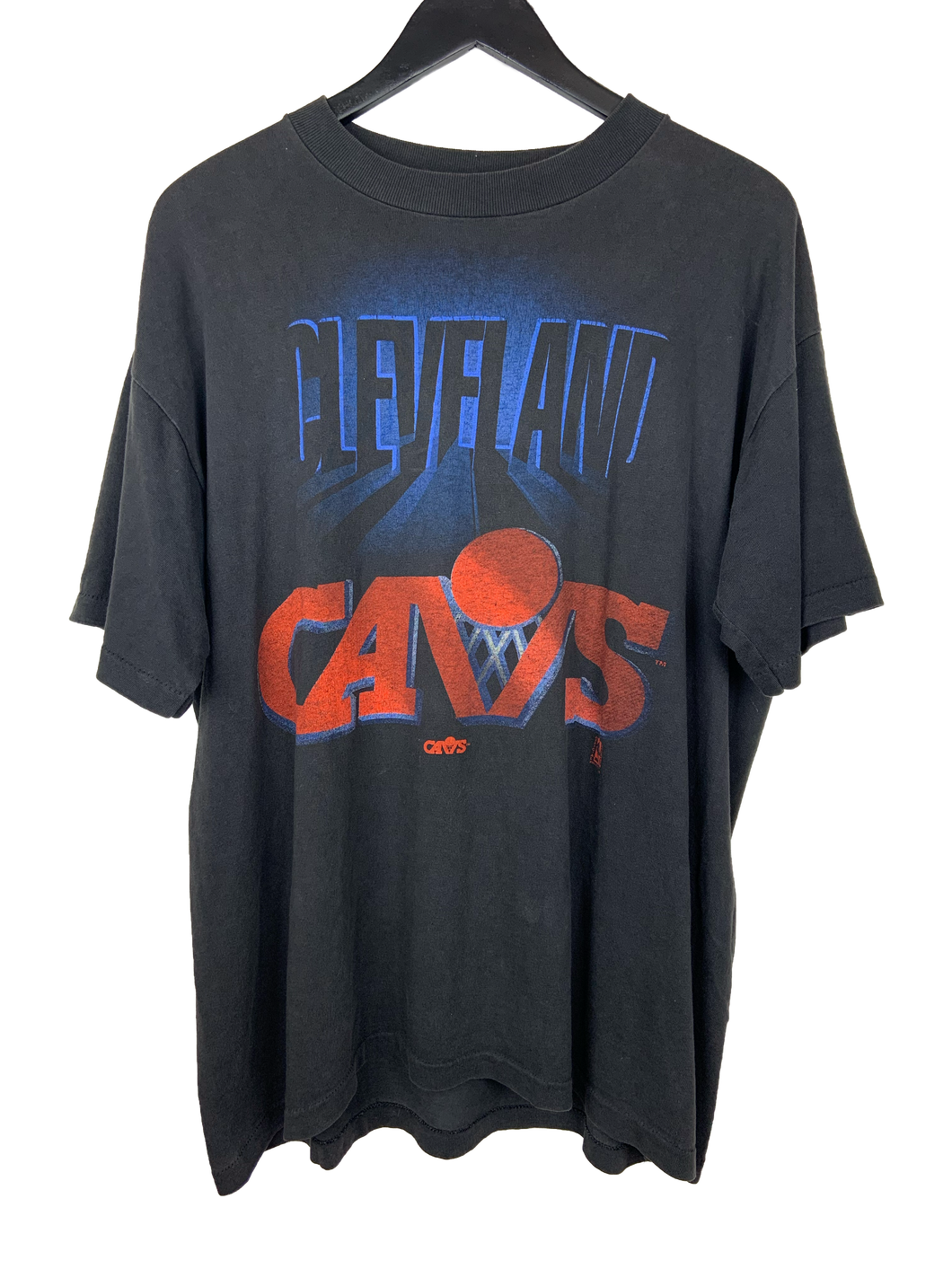 VINTAGE CLEVELAND CAVS 'SS' TEE - LARGE