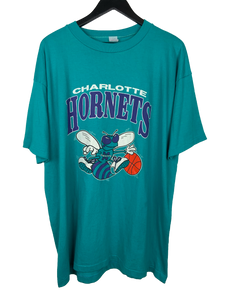 VINTAGE CHARLOTTE HORNETS 'SS' TEE - XXL