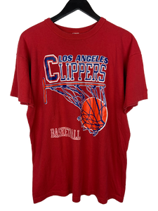 VINTAGE LOS ANGELES CLIPPERS 'SS' TEE - XL