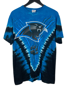 CAROLINA PANTHERS TIE DYE TEE - MEDIUM
