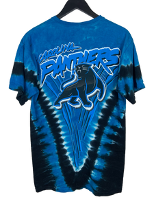 CAROLINA PANTHERS TIE DYE TEE - MEDIUM