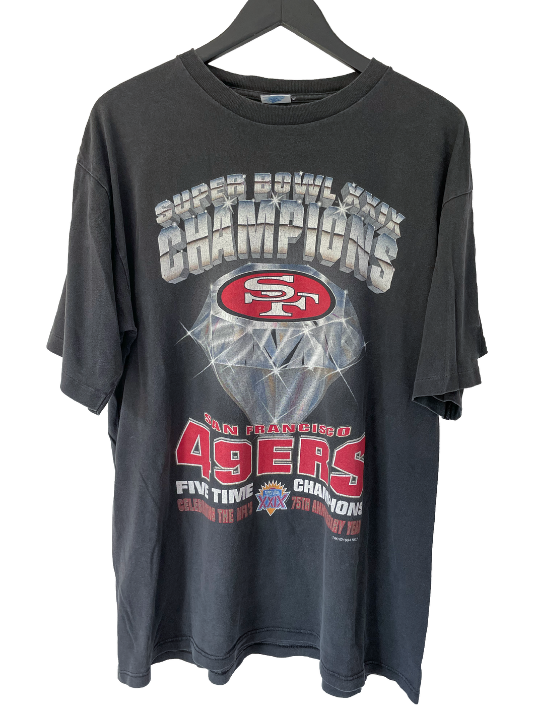 1994 49ERS CHAMPIONS 'SS' STARTER TEE - LARGE