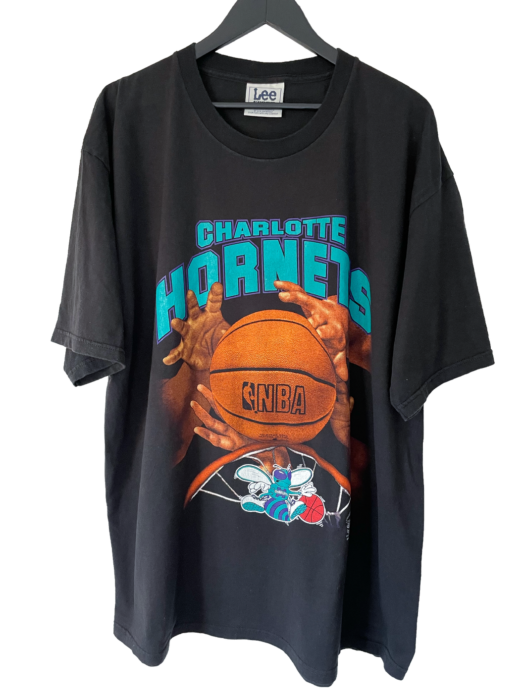 VINTAGE CHARLOTTE HORNETS TEE - XXL