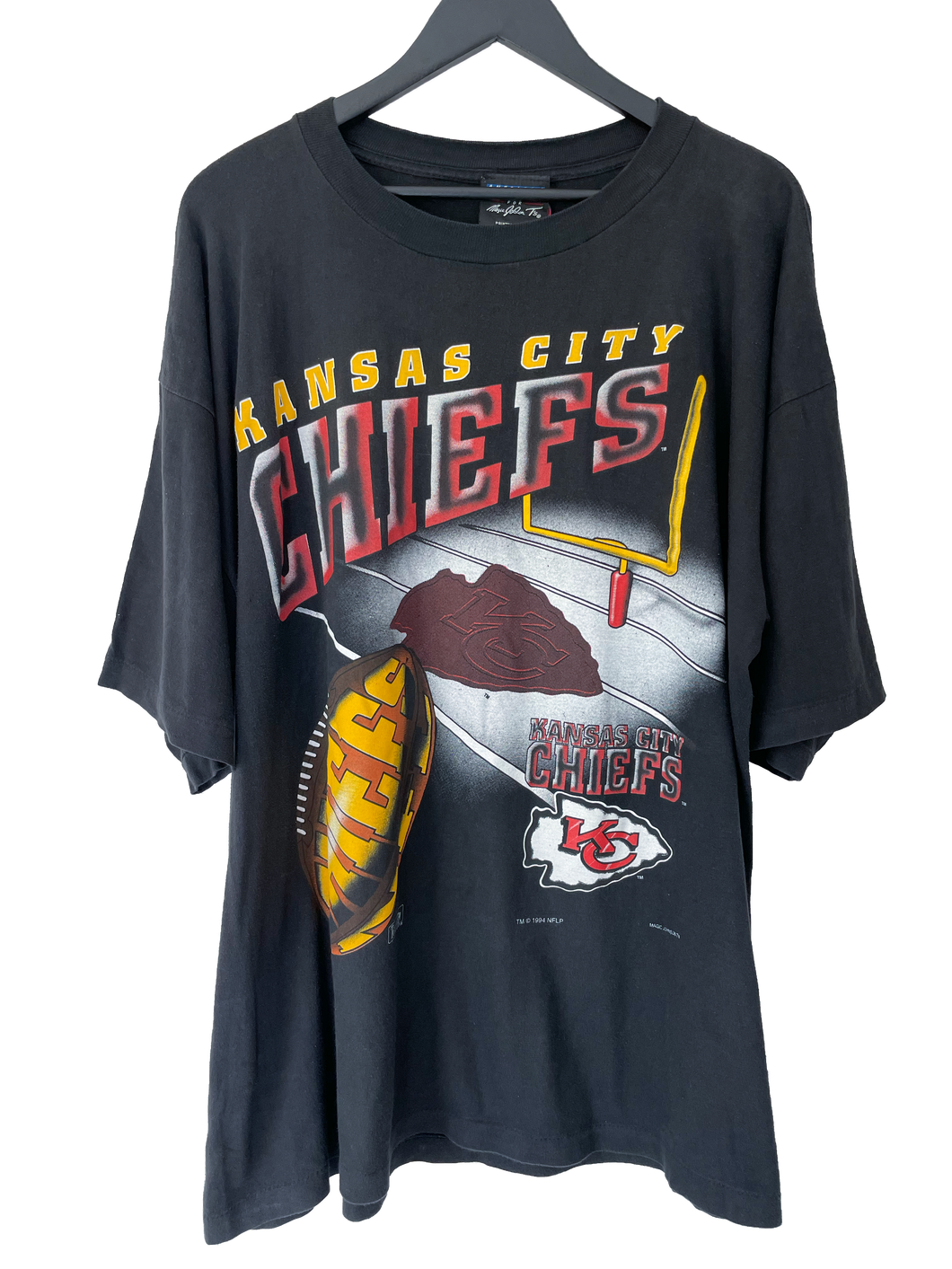 1994 KANSAS CITY CHIEFS 'SS' TEE - XXL