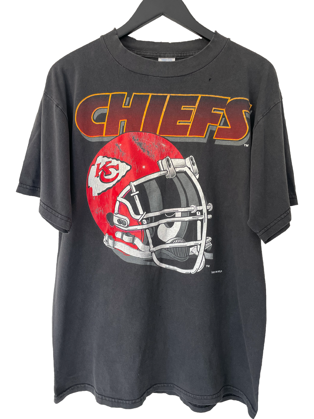 1996 KANSAS CITY CHIEFS 'SS' STARTER TEE - LARGE