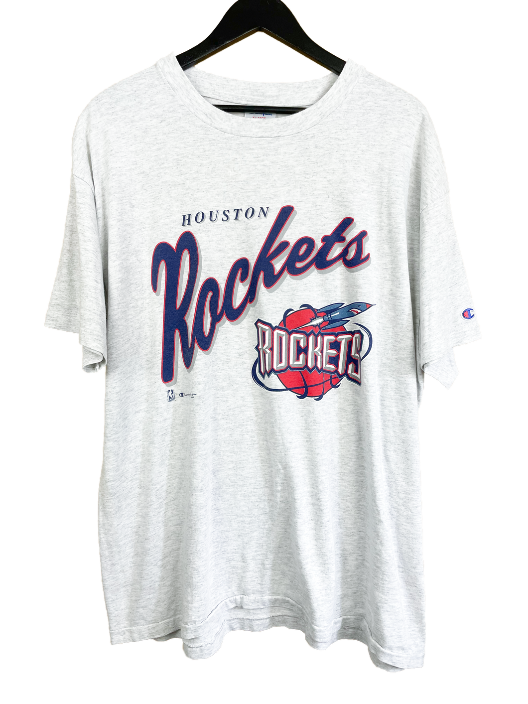 VINTAGE HOUSTON ROCKETS CHAMPION 'SS' TEE - XL