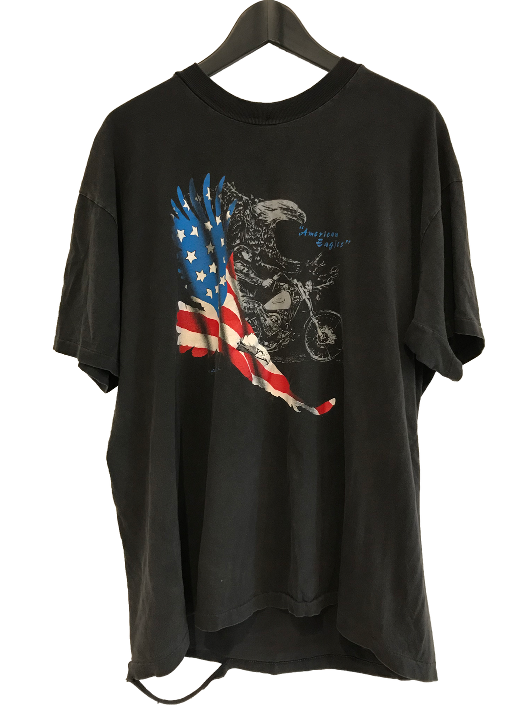 VINTAGE 'AMERICAN EAGLE' SS TEE - XL