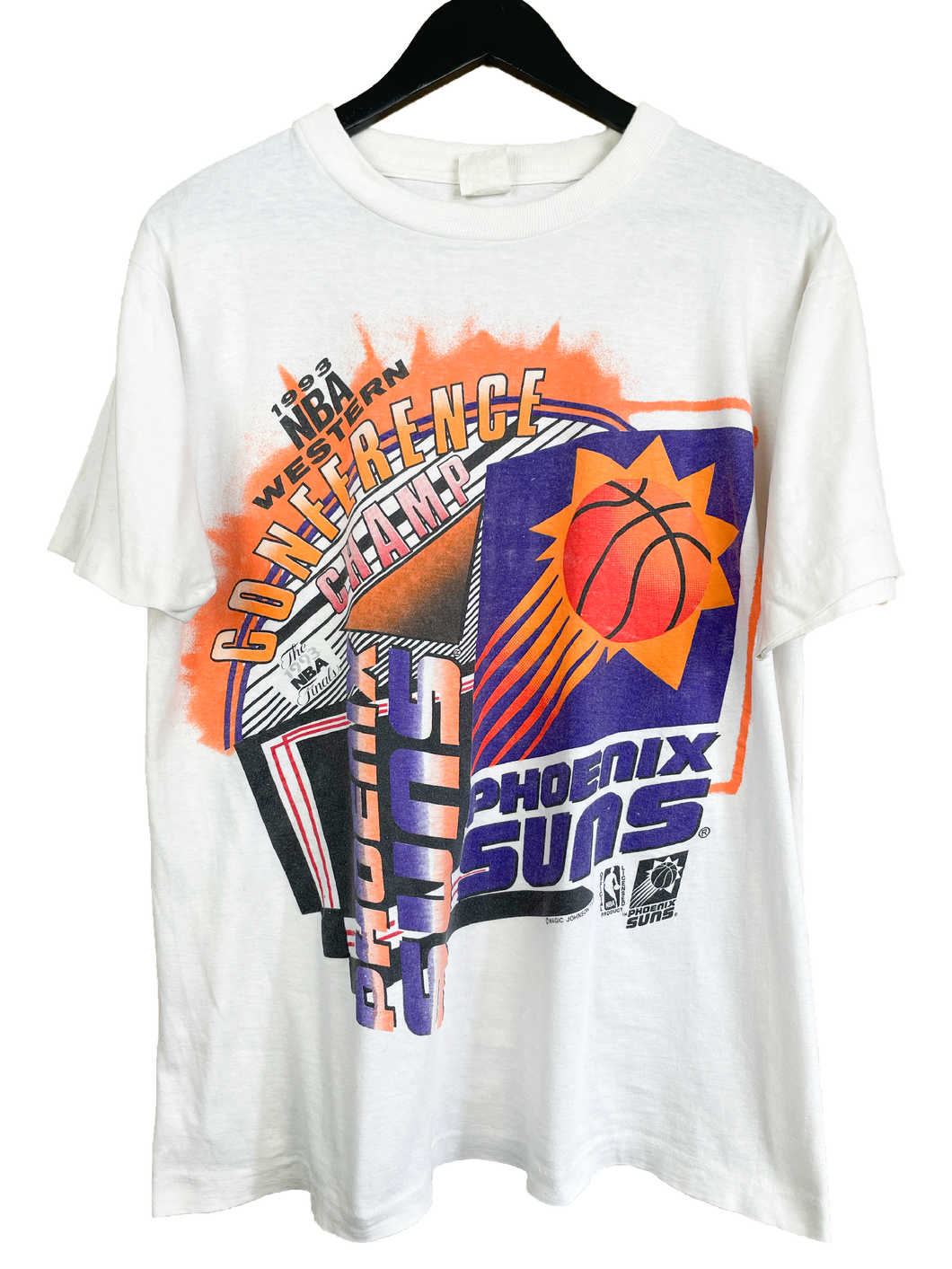 1993 PHOENIX SUNS CHAMPS 'SS' TEE - MEDIUM