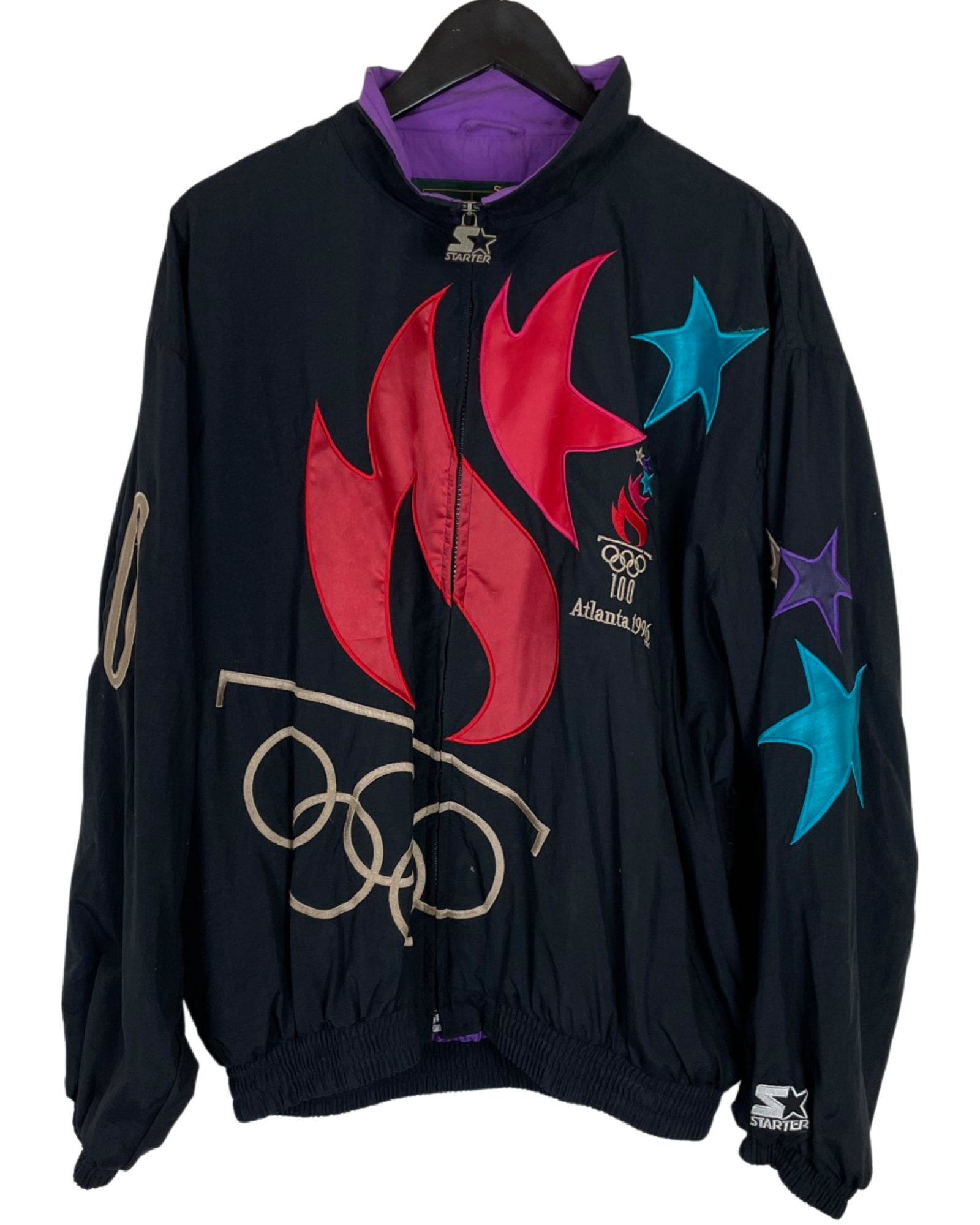 DEADSTOCK 1996 ATLANTA OLYMPICS STARTER JACKET - MEDIUM – The
