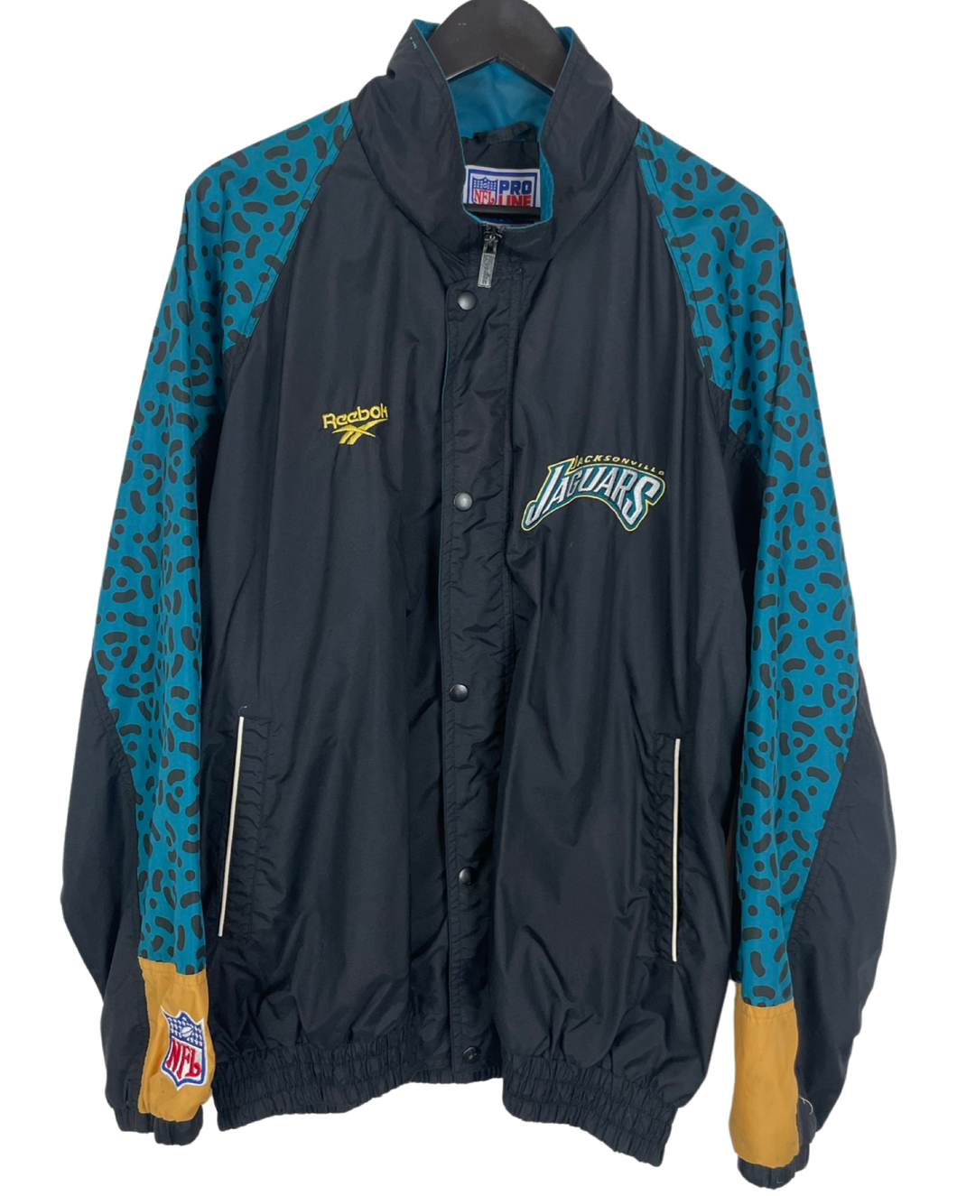 VINTAGE REEBOK JACKSONVILLE JAGUARS WINDBREAKER - XL