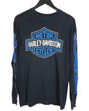 Load image into Gallery viewer, VINTAGE HARLEY DAVIDSON FLAMES LS TEE - MEDIUM