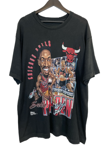 VINTAGE SCOTTIE PIPPEN CARICATURE 'SS' TEE - XXL