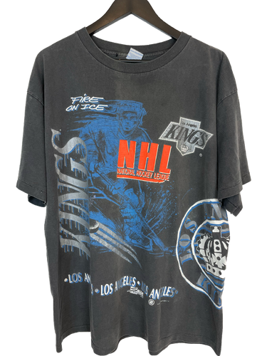 1990 LA KINGS FIRE AND ICE 'SS' TEE - XL