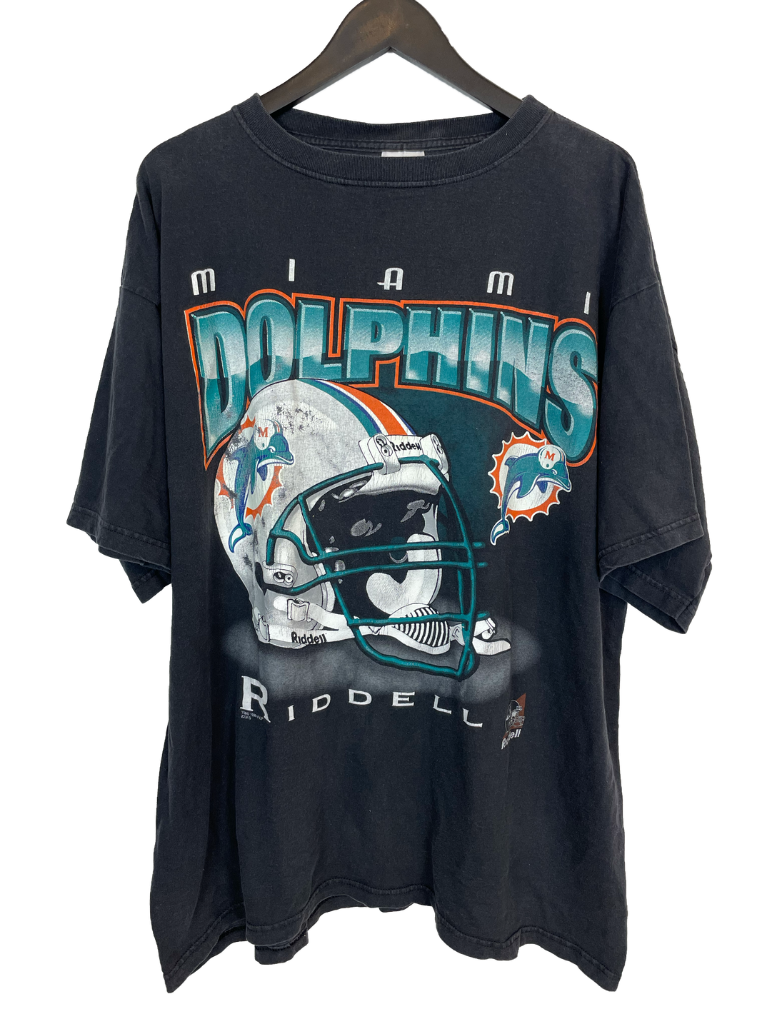 1998 MIAMI DOLPHINS TEE - XL