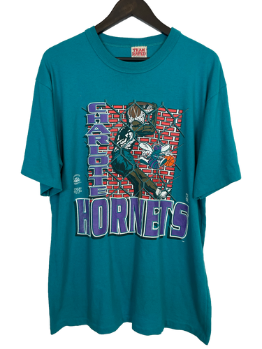 1993 CHARLOTTE HORNETS 'SS' TEE - LARGE