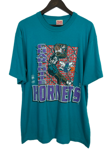 1993 CHARLOTTE HORNETS 'SS' TEE - LARGE