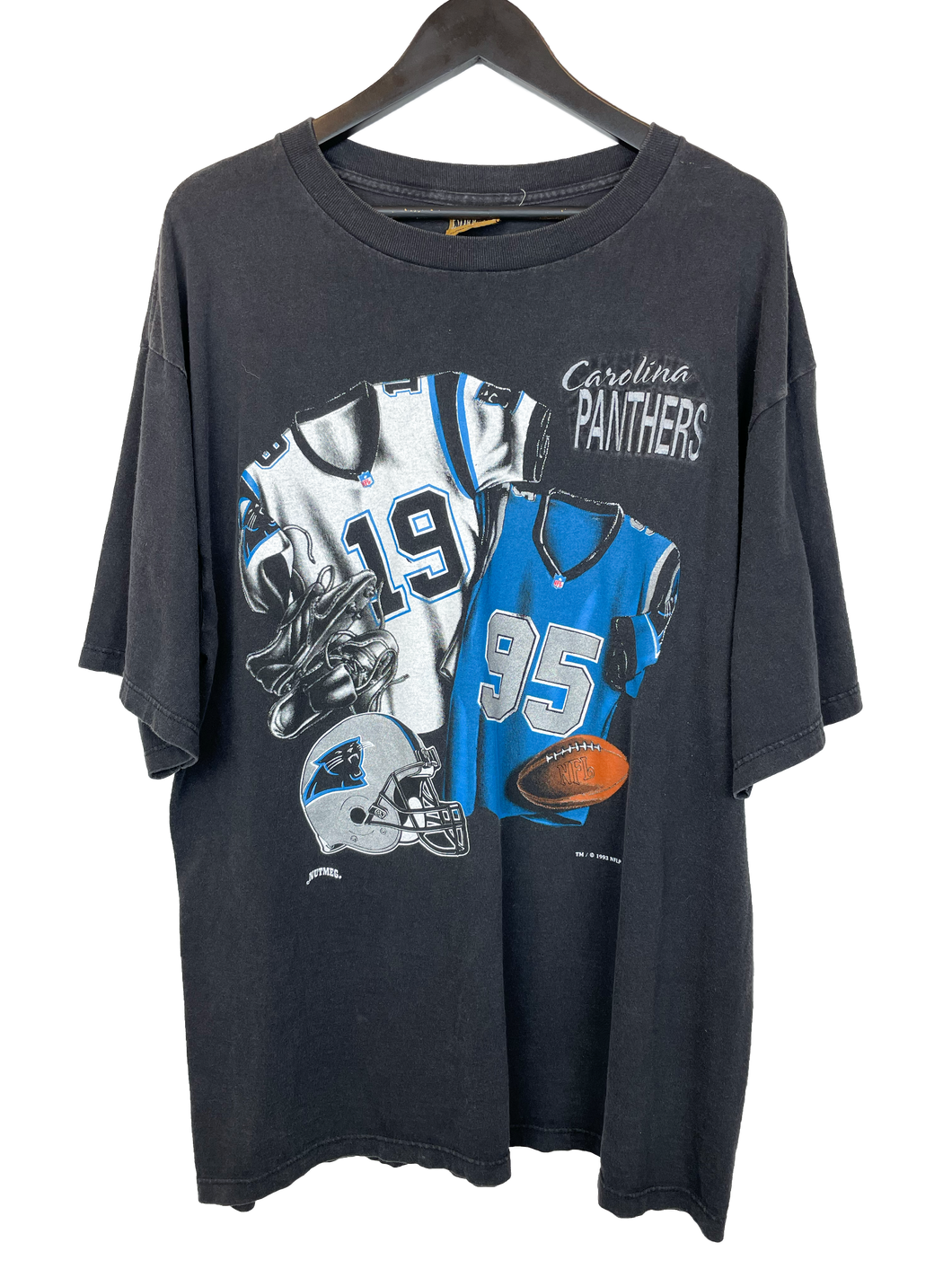 1993 CAROLINA PANTHERS 'SS' TEE - XL