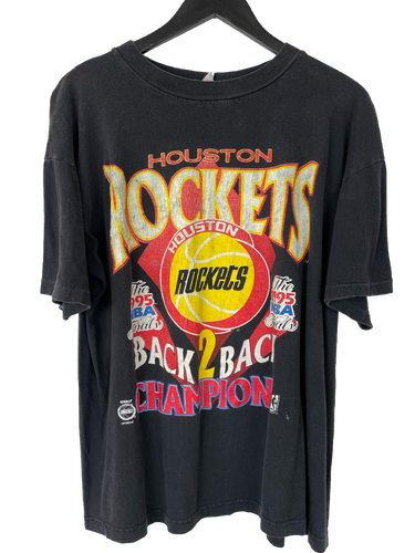 1995 HOUSTON ROCKETS CONFERENCE CHAMPS 'SS' TEE - XL