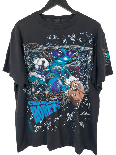 VINTAGE CHARLOTTE HORNETS 'SS' TEE - XL