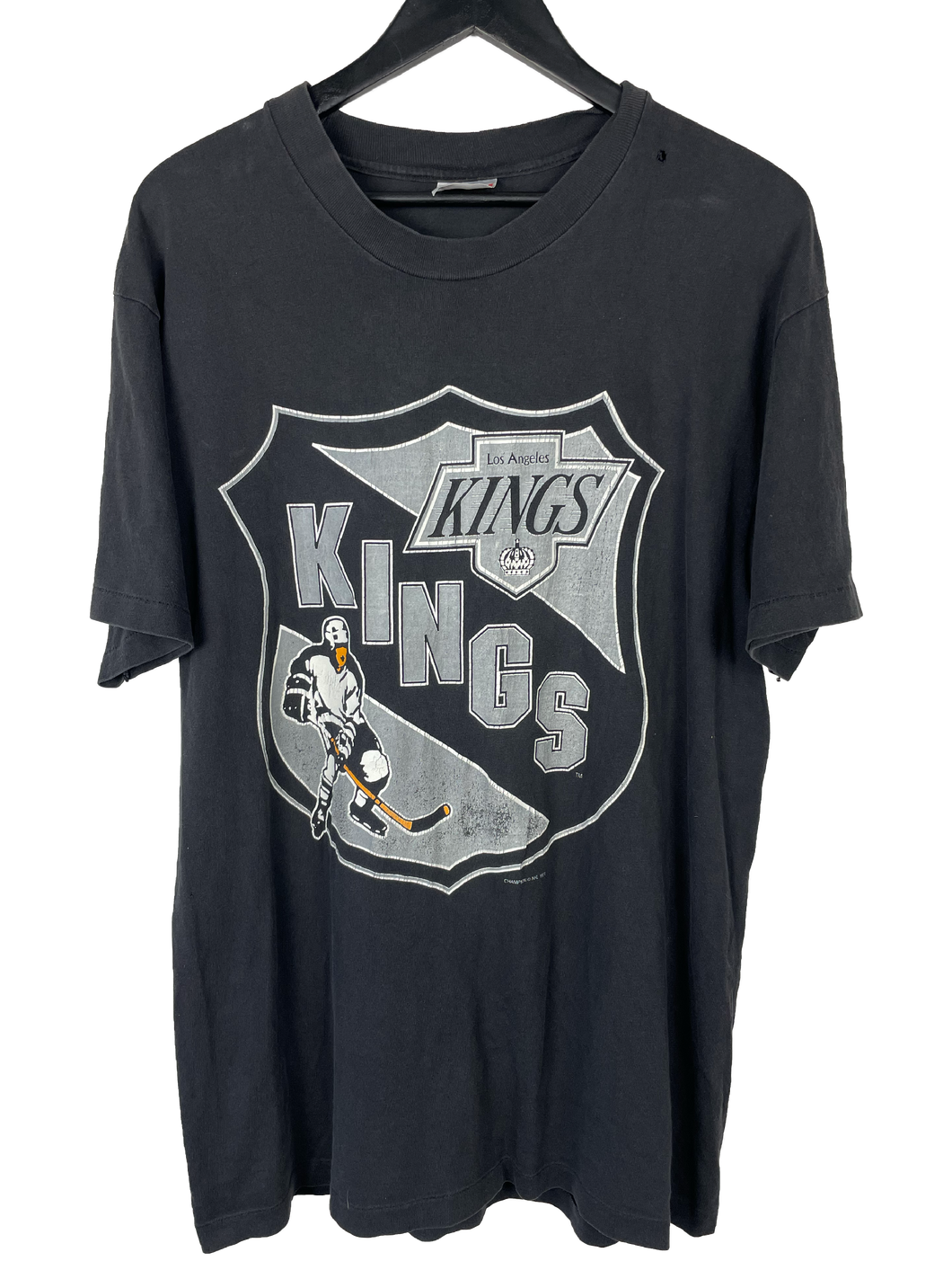 1991 LA KINGS 'SS' TEE - LARGE