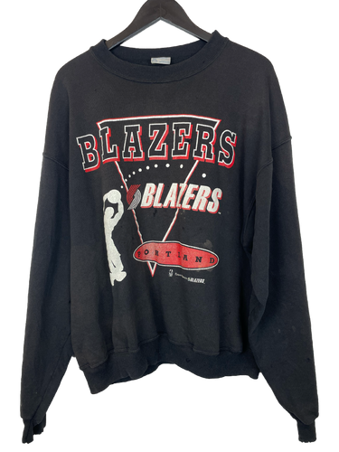 VINTAGE PORTLAND TRAILBLAZERS JUMPER - LARGE