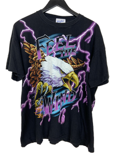 AMERICAN THUNDER FEEL THE WIND 'SS' TEE - LARGE