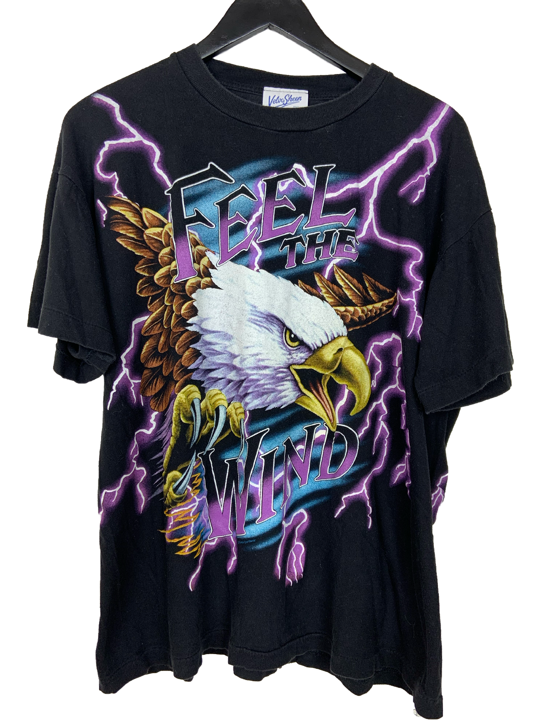 AMERICAN THUNDER FEEL THE WIND 'SS' TEE - LARGE