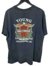 Load image into Gallery viewer, 1991 HARLEY DAVIDSON GREENSBORO NC &#39;SS&#39; TEE - LARGE