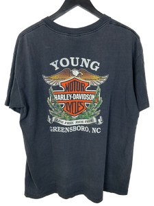 1991 HARLEY DAVIDSON GREENSBORO NC 'SS' TEE - LARGE