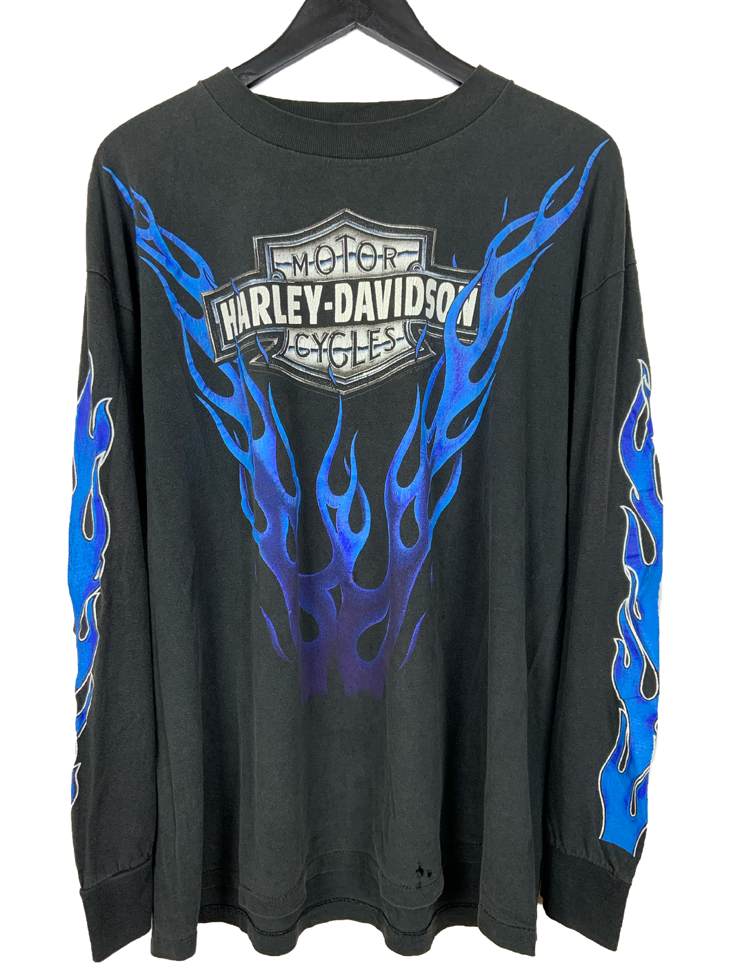 1993 HARLEY DAVIDSON FLAMES LS TEE - XL