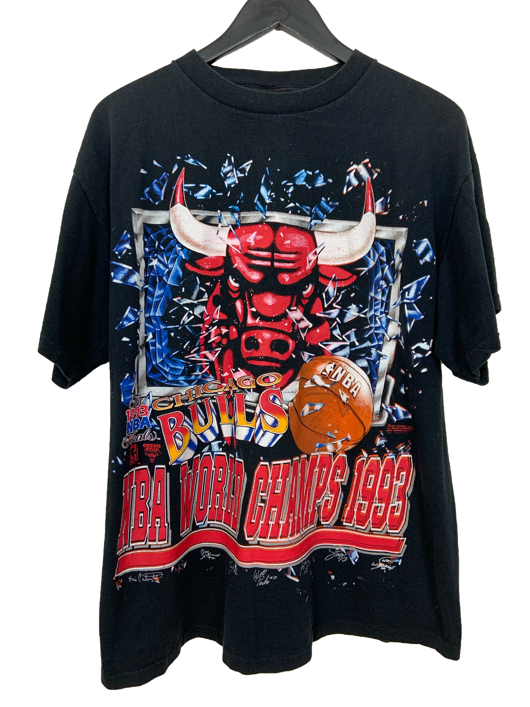 1993 CHICAGO BULLS WORLD CHAMPS 'SS' TEE - XL