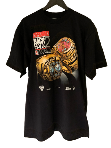 1992 BACK 2 BACK BULLS SALEM 'SS' TEE - XL