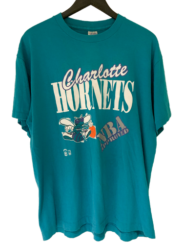 VINTAGE CHARLOTTE HORNETS 'SS' TEE - XL